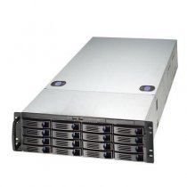 Chenbro RM31616 3U E-ATX 19″ RACK 16 x HotSwap m/875W 1+1 Red.