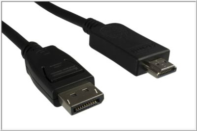 DisplayPort han - HDMI han 2,0m