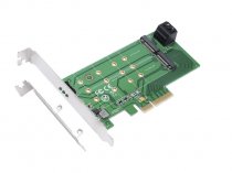 IOCrest Iwill M2 SSD PCI-E + 2 x M2 SSD SATA PCI-E 4X