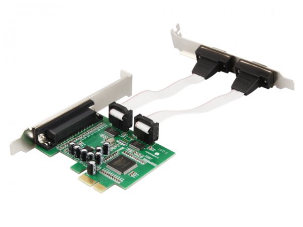 IOCrest PCI-E 1 x Parallel + 2 x Seriell