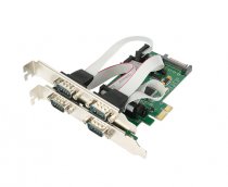 IOCrest PCI-E 4 x 9P Seriell