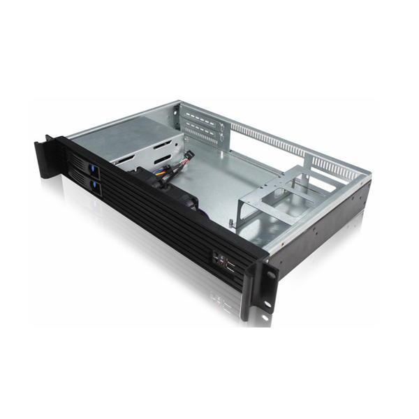 Iwill 1.5U mini-ITX 2 x HotSwap SAS/SATA 19" RACK 400W PSU Sort