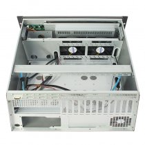 Iwill C548 6U E-ATX 2 x HotSwap 19" RACK 750W PSU m/13" LCD Touch Skjerm