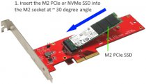 Iwill M2 SSD PCI-E / NVMe PCI-E 4X 2