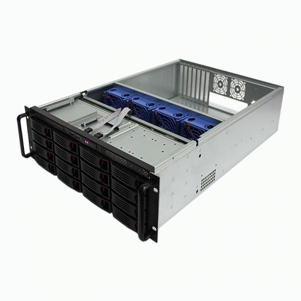 Iwill R366 3U E-ATX 16 x HotSwap SAS/ SATA 19" RACK 500W PSU