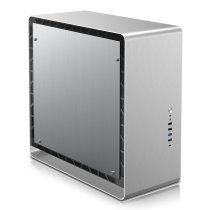 Jonsbo UMX6 Silver Tower u/PSU ATX Sort