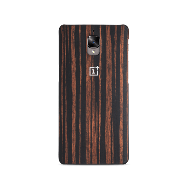 OnePlus 3 Hardcase - Ebony Wood