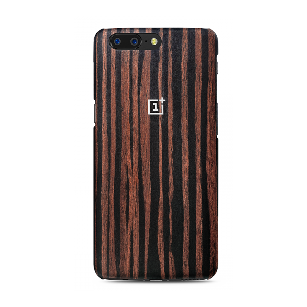 OnePlus 5 Hardcase - Ebony Wood