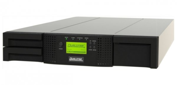 Qualstar Q24 2U 24 x Tape m/LTO-7 stasjon - maks 144/360TB - SAS