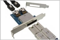 SAS Bracket for 2x ext. SFF-8088 to 2x int. SFF-8087