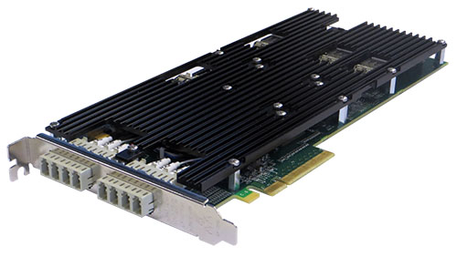 Silicom 82599ES PCI-E QuadPort LAN m/ByPass (4x SFP+ LR)