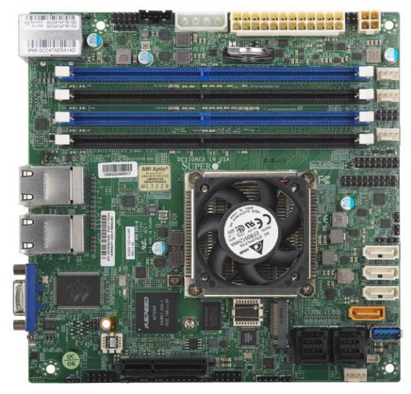 SuperMicro A2SDi Atom C3758 2.2GHz OC Mini-ITX