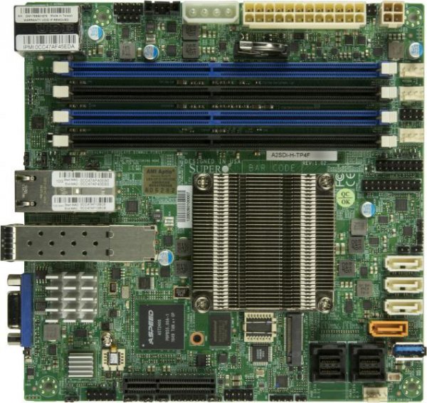 SuperMicro A2SDi Atom C3958 2GHz SiC Mini-ITX