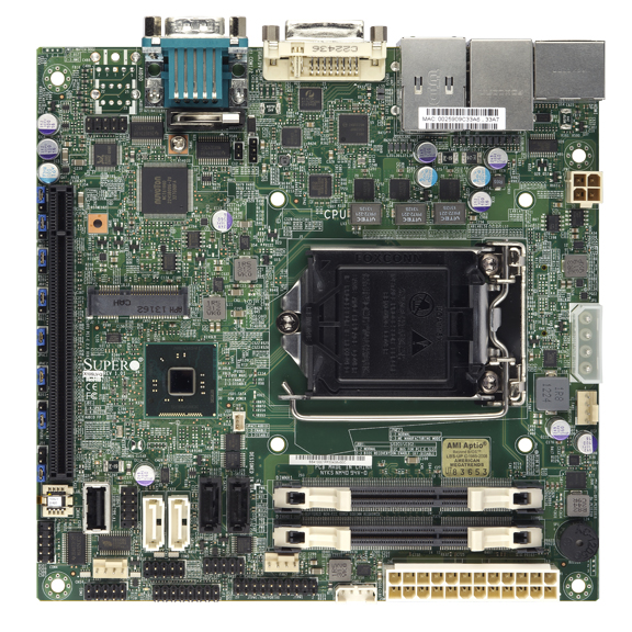 SuperMicro X10SLV-Q Q87 USB 3.0 Socket-1155 mini-ITX