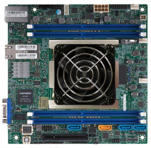 SuperMicro X11SDV Xeon D2141I 2.2GHz OC Mini-ITX